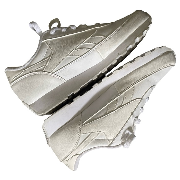 Reebok Classic Renaissance White Leather Sneakers Size 8 - Picture 5 of 8